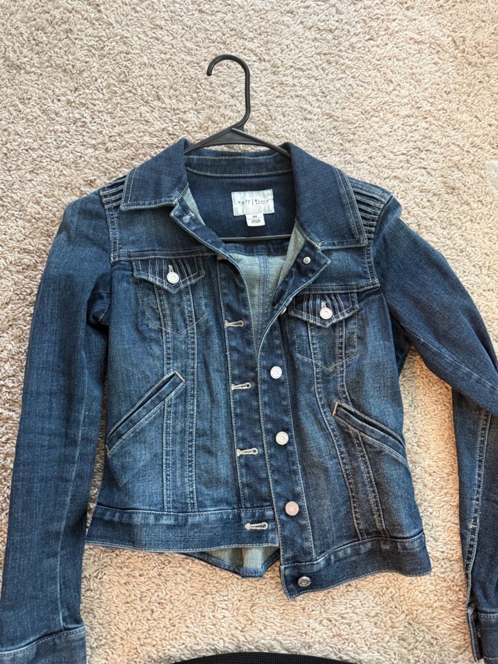 White House black market denim jacket